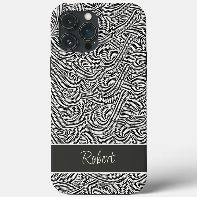 Funda De Case-Mate Para iPhone Marrón estampado (Reverso )