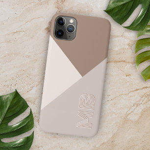 Funda Para iPhone 11 Pro Max Marrón Marfil Beige Taupe Natural Neutro Personali