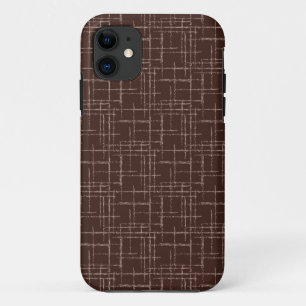Funda Para iPhone 11 Marrón texturado.