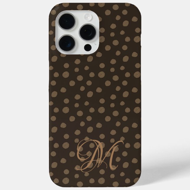 Funda De Case-Mate Para iPhone Marrón y camello (Reverso )