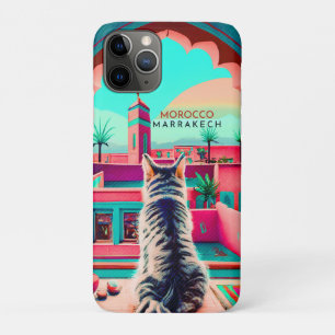 Funda Para iPhone 11 Pro Marruecos: Recorrido de turismo por gatos en Marra