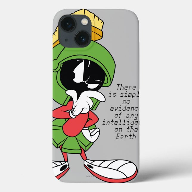 Funda De Case-Mate Para iPhone MARVIN EL MARCIANO™ Pensando (Reverso)
