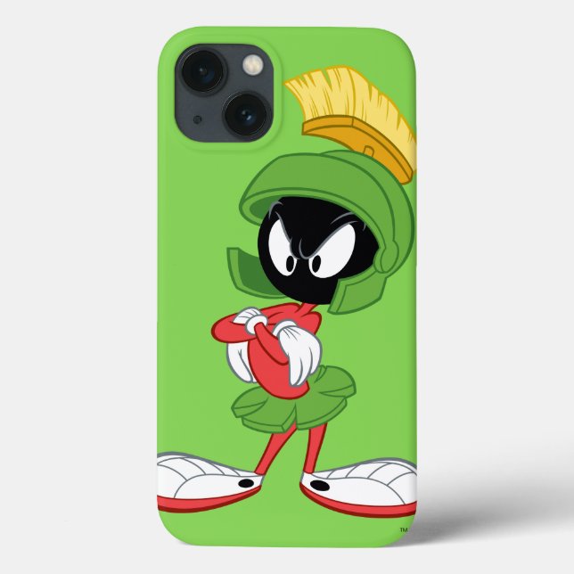 Funda De Case-Mate Para iPhone MARVIN MARTIAN™| Armas cruzadas (Reverso)