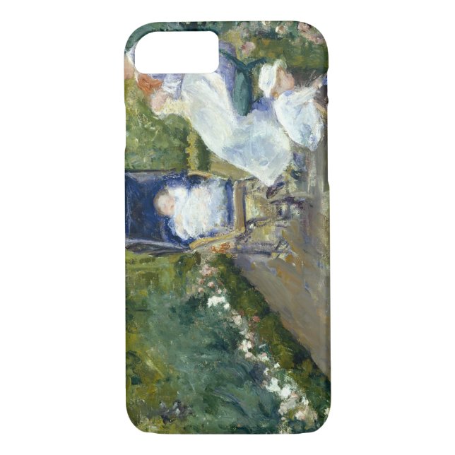 Funda De Case-Mate Para iPhone Mary Cassatt - Niños en un jardín (La enfermera) (Reverso)
