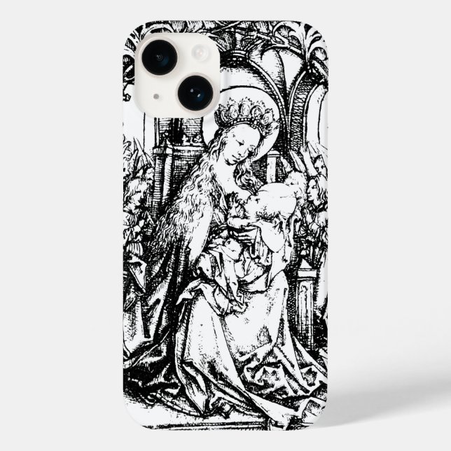 Funda De Case-Mate Para iPhone Mary Jesus Madonna Child (Reverso )