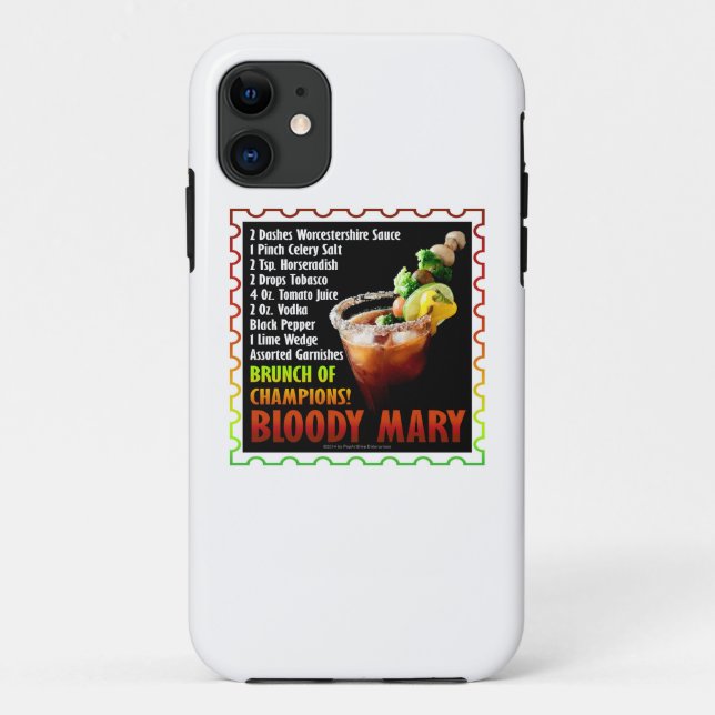Funda De Case-Mate Para iPhone MARY SANGRIENTA, Brunch de Campeones (Reverso)