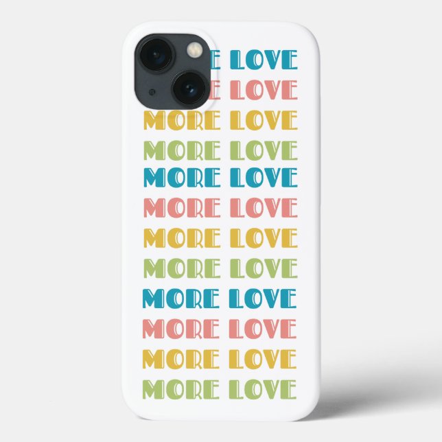 Funda De Case-Mate Para iPhone Más amor (Reverso)