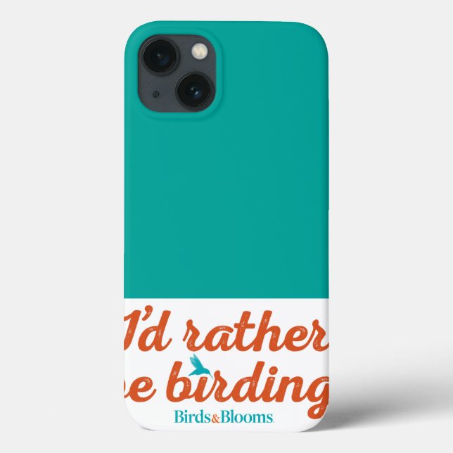 Funda De Case-Mate Para iPhone Más bien ser Birding (Reverso)