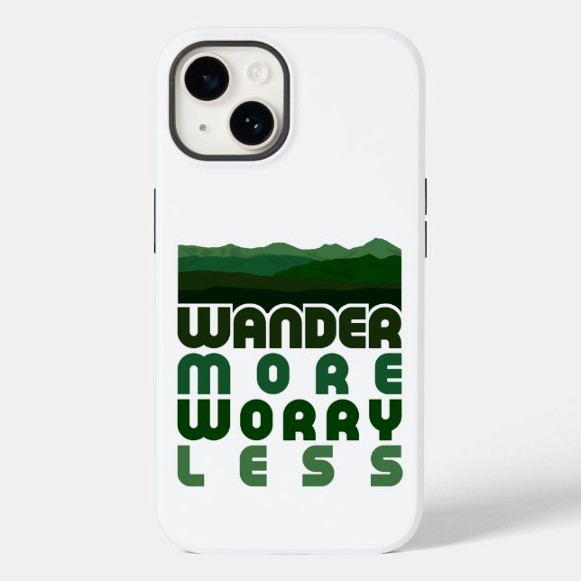 Funda De Case-Mate Para iPhone Más preocupación menos (Reverso )