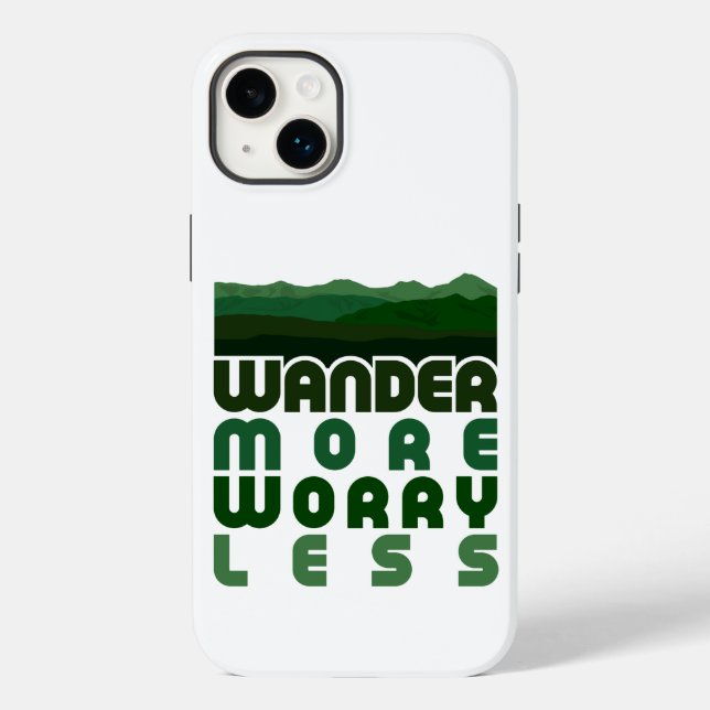 Funda De Case-Mate Para iPhone Más preocupación menos (Reverso )