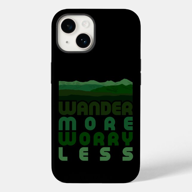 Funda De Case-Mate Para iPhone Más Preocupación Menos Funda-Mate Estuche para iPh (Reverso )