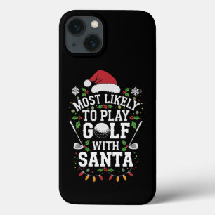 Funda Para iPhone 13 Más Probable Para Jugar Al Golf Con La Santa Famil