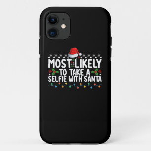 Funda Para iPhone 11 Más Probable Que Tome Una Selfie Con Santa Navidad