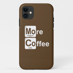 Funda Para iPhone 11 Más tabla periódica del café