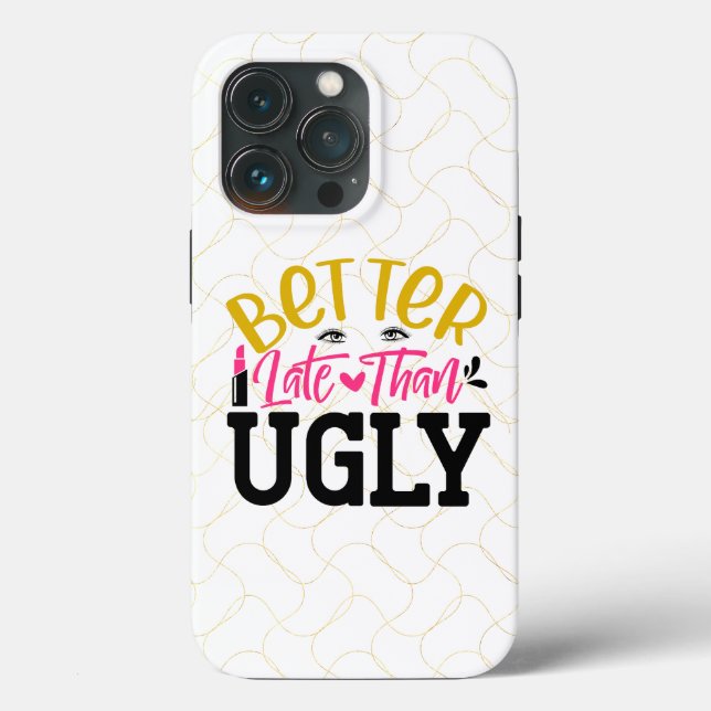 Funda De Case-Mate Para iPhone Más vale tarde que feo (Reverso )