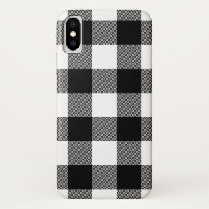 Funda Para iPhone X Masa negra y blanca