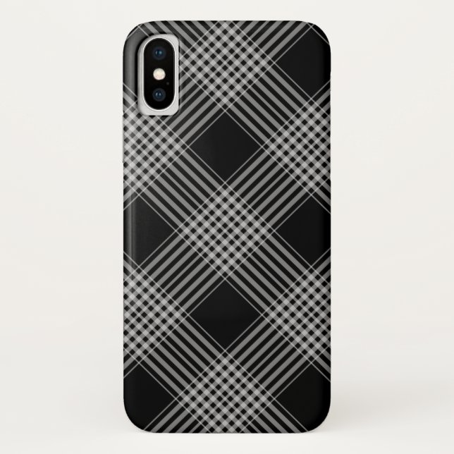 Funda De Case-Mate Para iPhone Masa negra y blanca (Reverso)