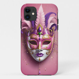Funda Para iPhone 11 Máscara de carnaval colorida
