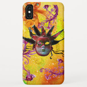 title_seo2 MÁSCARA DE JESTER ROJO NEGRO Mascarada amarillo mo