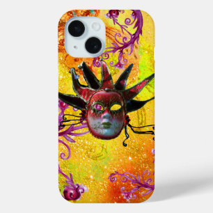 title_seo2 MÁSCARA DE JESTER ROJO NEGRO Mascarada amarillo mo