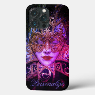 Funda Para iPhone 13 Pro Máscara de mascarada Elegante gótico victoriano ro
