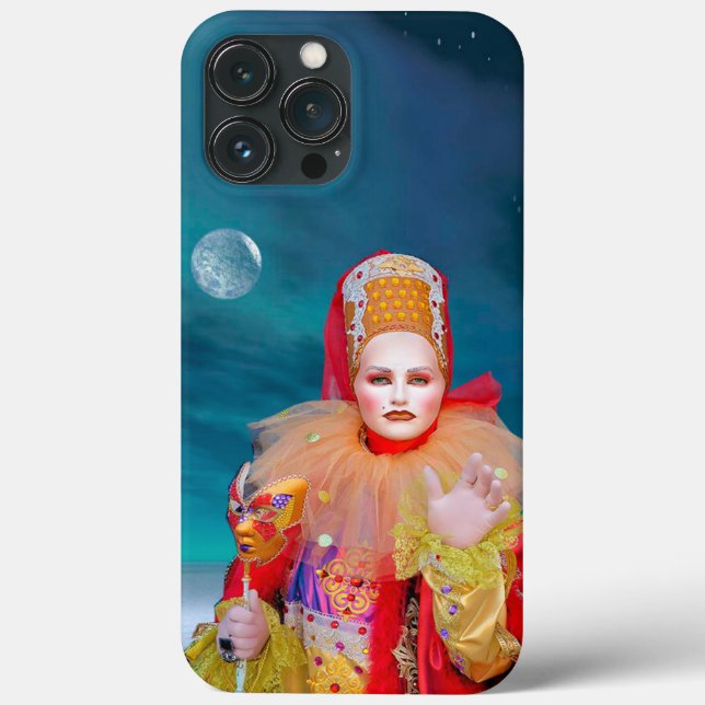 Funda De Case-Mate Para iPhone Máscara de Venecia (Reverso )