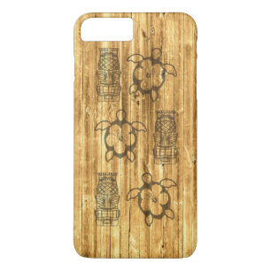 Funda Para iPhone 8 Plus/7 Plus Máscara hawaiana de Honu y de Tiki