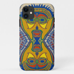 Funda Para iPhone 11 Máscara Tribal Chamán