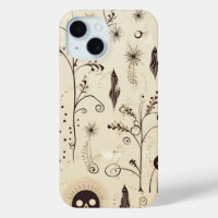 Máscaras Boho Halloween y patrón de remolinos botá