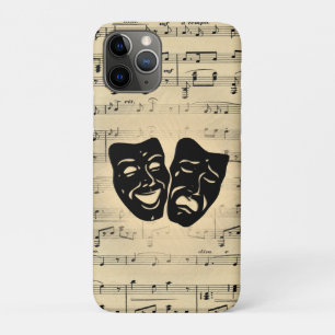 Funda Para iPhone 11 Pro Máscaras de teatro y música antigua