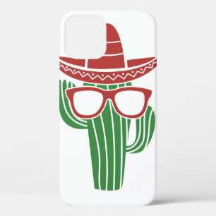 Funda Para iPhone 12 Mascota de cactus de Guay con gorra y gafas en