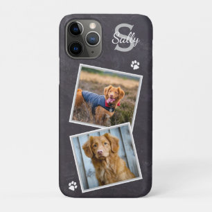 Funda Para iPhone 11 Pro Mascota fotográfico personalizado Perro Gato Slat
