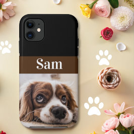 Funda Para iPhone 11 Mascota personal foto amante del perro