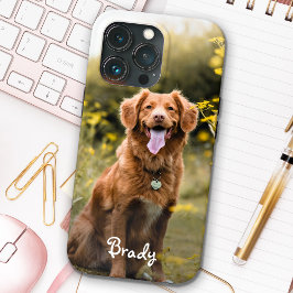 Funda Para iPhone 12 Mascota personalizado Foto Perro Gato