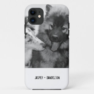 Funda Para iPhone 11 Mascota simple, moderno Personalizado o foto perso