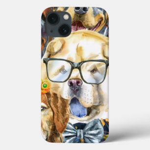 Funda Para iPhone 13 Mascotas del patrón perros amantes de los animales
