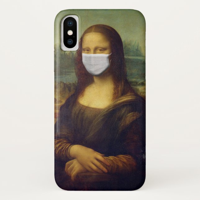 Funda De Case-Mate Para iPhone Masked Mona Lisa (Reverso)