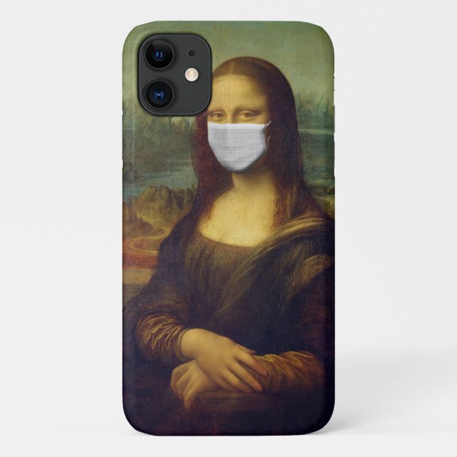 Funda De Case-Mate Para iPhone Masked Mona Lisa (Reverso)