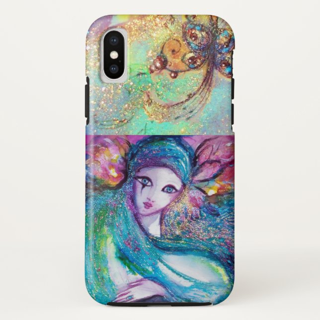 FUNDA DE Case-Mate PARA iPhone MASQUERADA VENECIANA / MÁSCARA AZUL (Reverso)