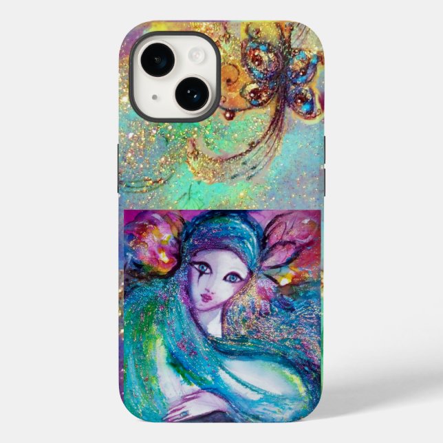 FUNDA DE Case-Mate PARA iPhone MASQUERADA VENECIANA / MÁSCARA AZUL (Reverso )