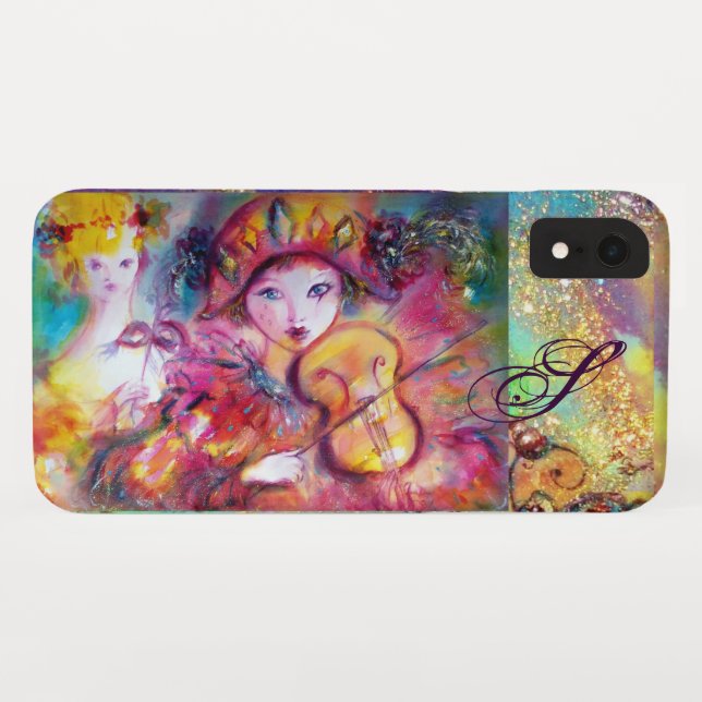 FUNDA DE Case-Mate PARA iPhone MASQUERADE VENECIANO / HARLEQUINA Y COLUMBINA (Reverso (horizontal))