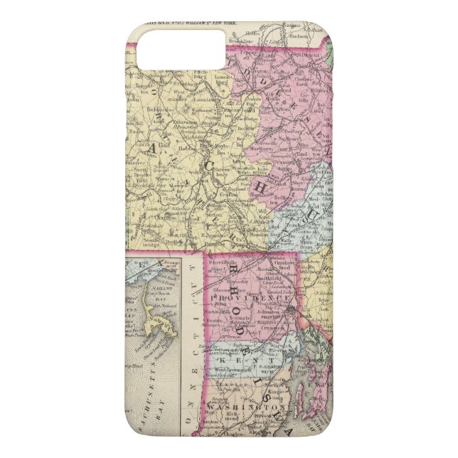 Funda De Case-Mate Para iPhone Massachusetts y Rhode Island 2 (Reverso)