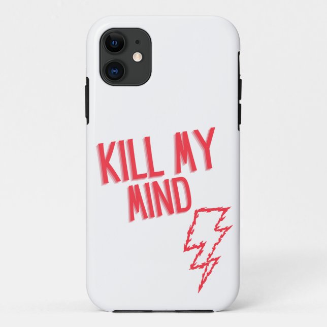Funda De Case-Mate Para iPhone Matar mi mente (Reverso)