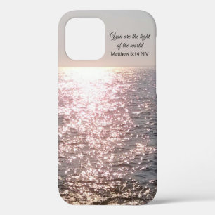 Funda Para iPhone 12 Mateo 5:14 Eres la luz del Océano Mundial