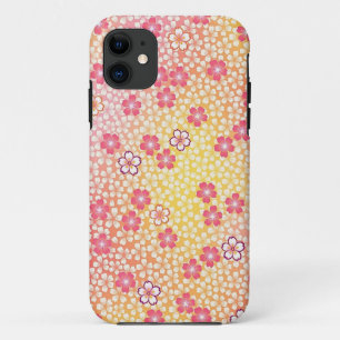 Funda Para iPhone 11 Materia textil japonesa del KIMONO, modelo de las