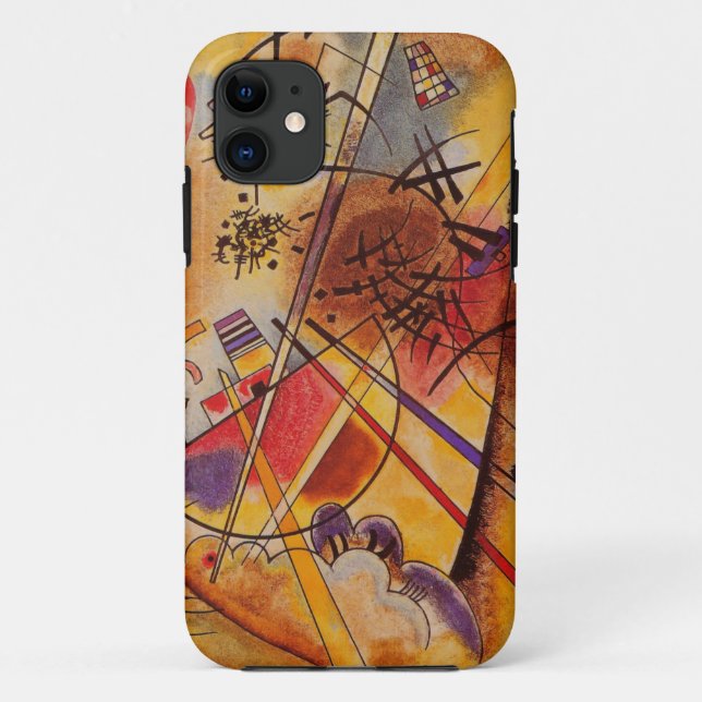 Funda De Case-Mate Para iPhone Material gráfico abstracto de Kandinsky (Reverso)