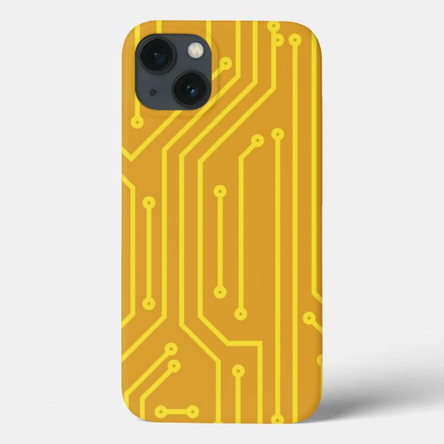 Funda De Case-Mate Para iPhone Material informático abstracto (Reverso)