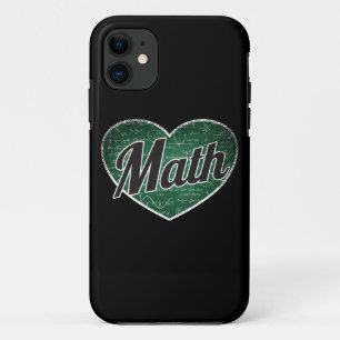 Funda Para iPhone 11 Math Retro Heart Blackboard Love