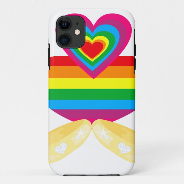 Funda De Case-Mate Para iPhone matrimonio gay (Reverso)