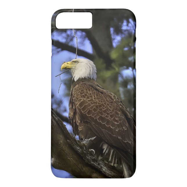 Funda De Case-Mate Para iPhone Mature Bald Eagle (Reverso)